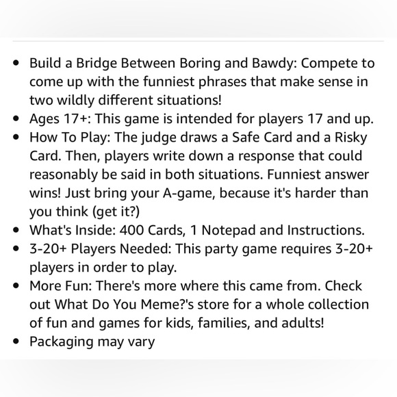 Samesies Card Game What do you Meme?? Teens - Picture 10 of 12